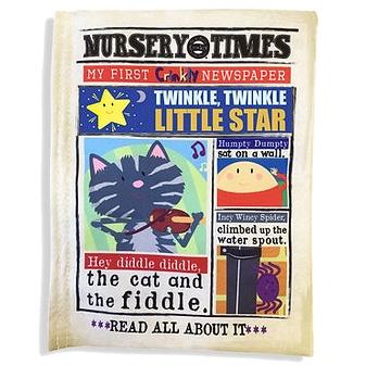 Nursery Times Crinkly Newspaper | Nursery Rhymes