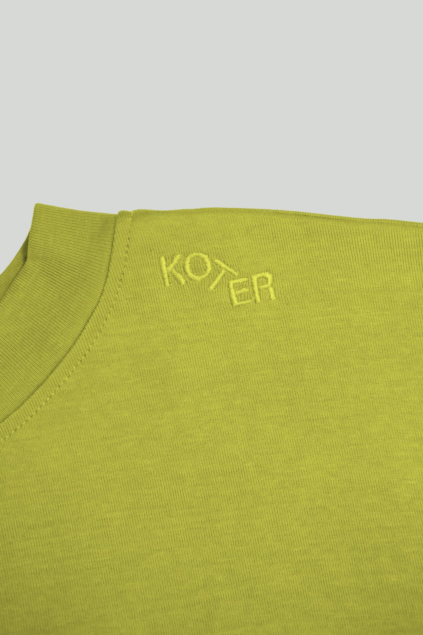 RORY Long Sleeve Cotton Rib T-Shirt | Apple Green