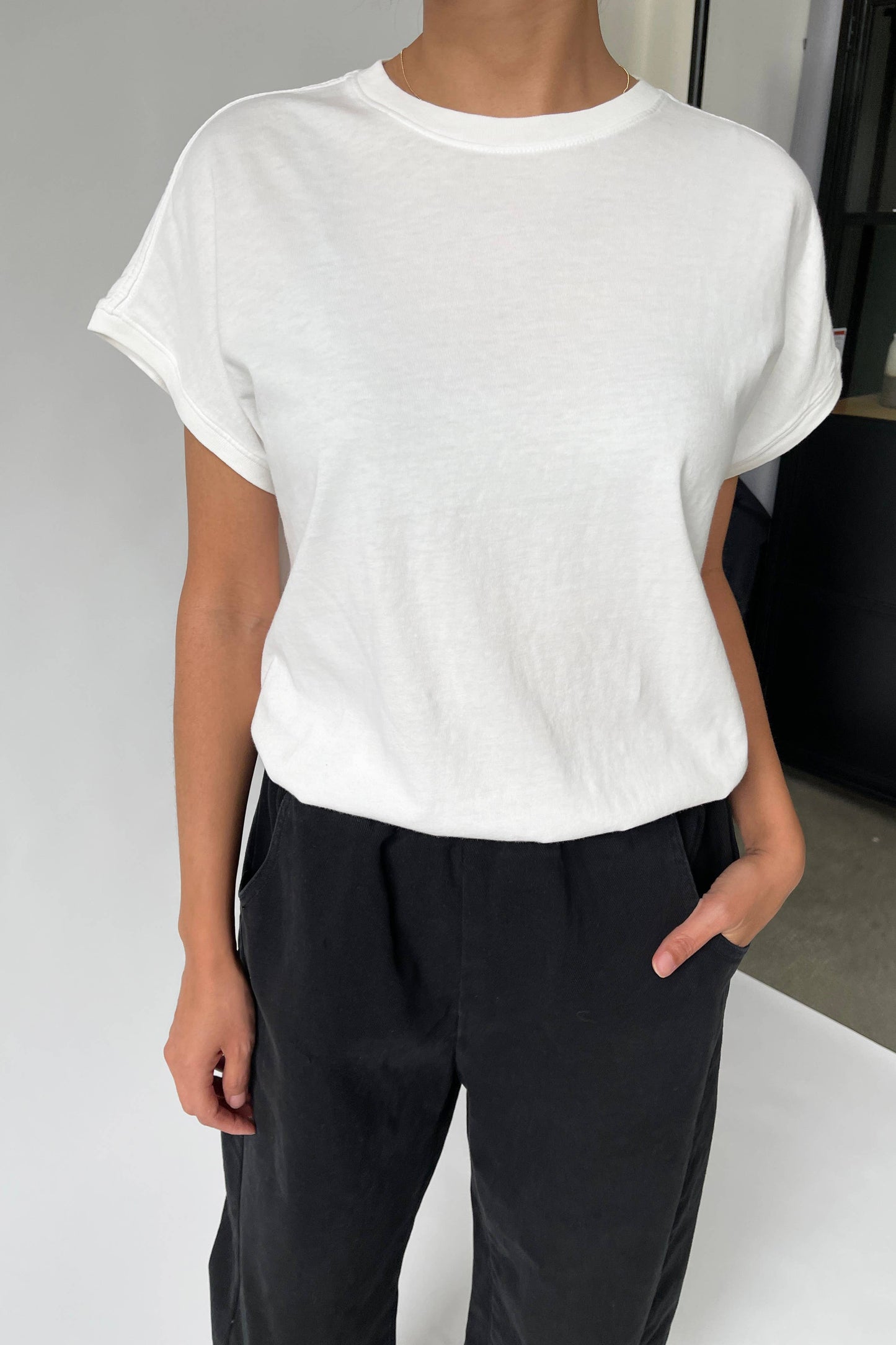 Le Bon Shoppe Ease Tee | Vintage White