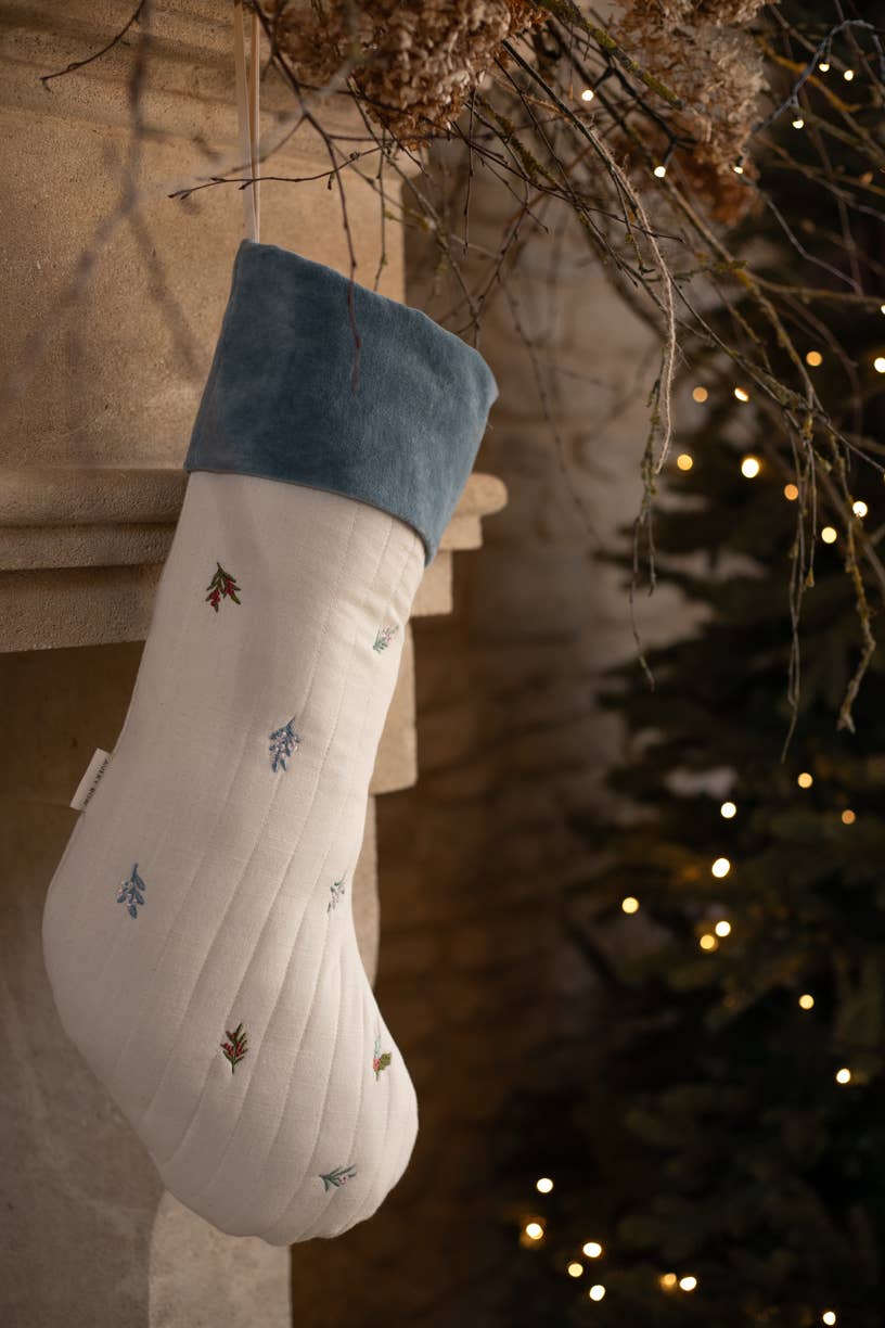 Christmas Stocking - Winter Sprigs