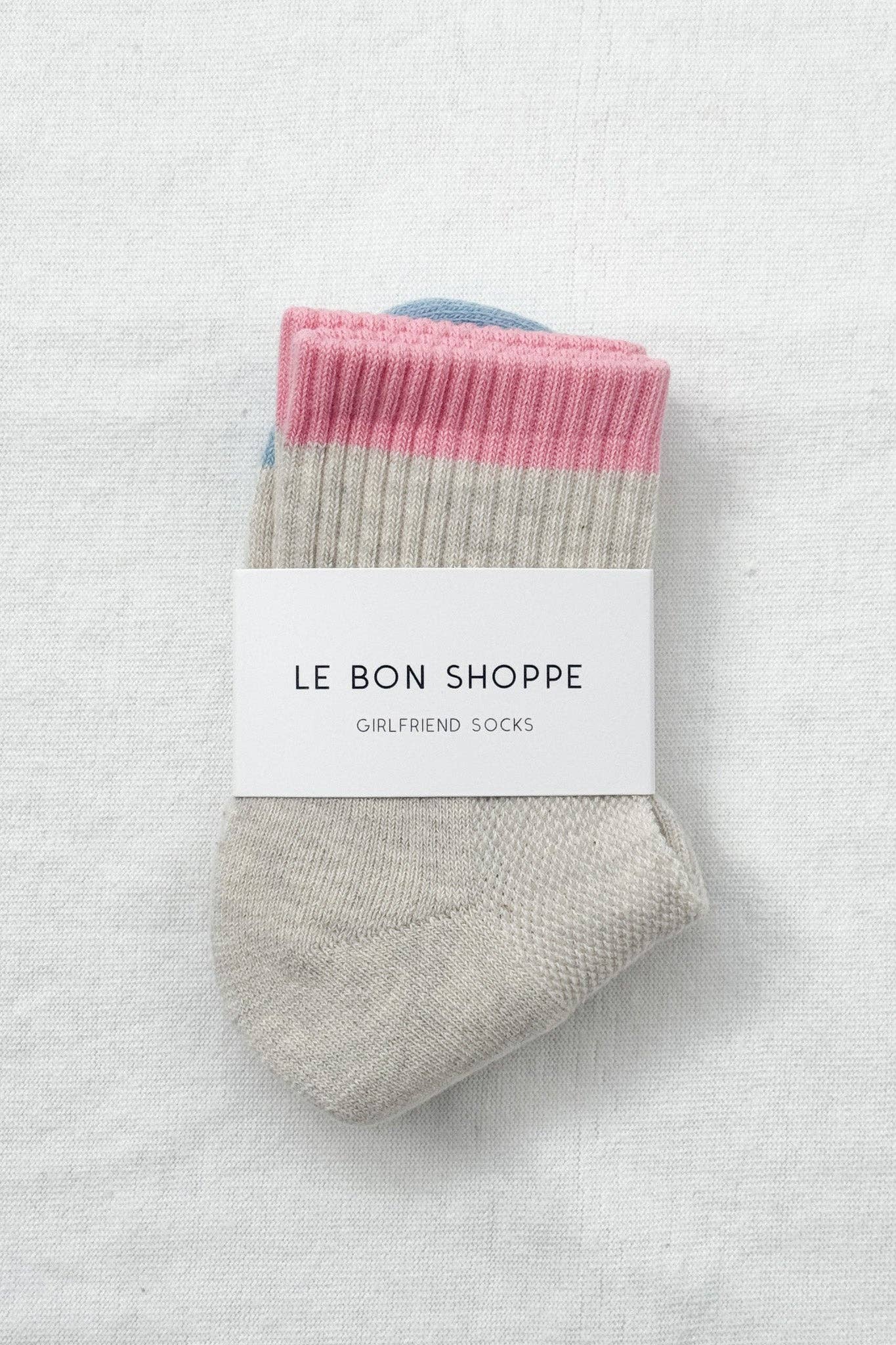 Color Block Girlfriend Socks | Black Coffee