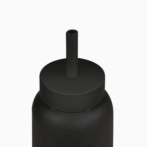 Mini Lounge Cap & Straw | Black