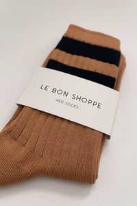 Le Bon Shoppe | Her Varsity Socks - Peanut