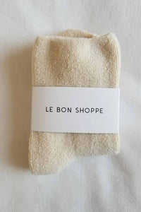 Le Bon Shoppe | Cloud Socks - Ecru
